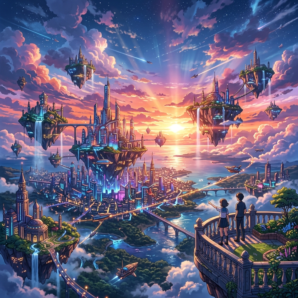 Anime Hero Background